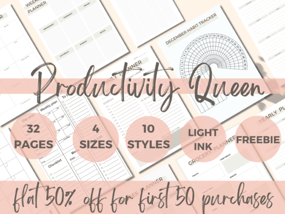 Download Productivity Planner Template Pages - Plan Collection
