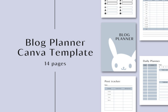 Download Blog Planner | Canva Templates - Plan Collection