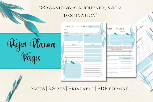 Download Daily Project Planner &amp; Meeting Notes - Plan Collection