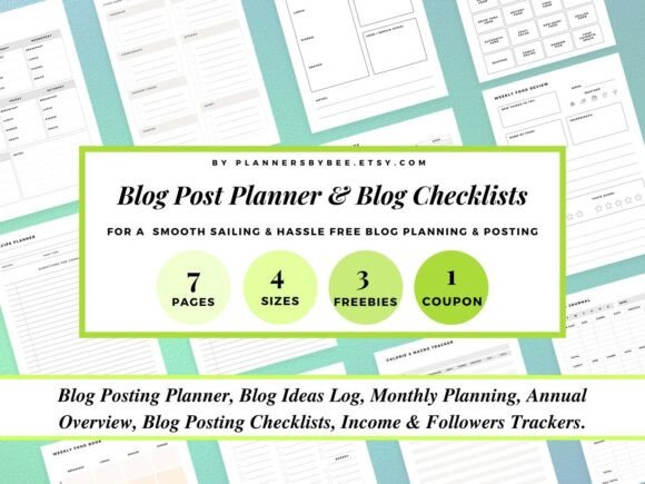 Download Bloggers Templates Planner Editable - Plan Collection