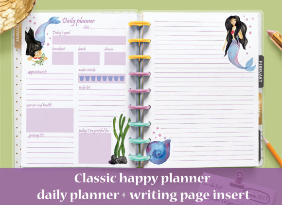 Download PrettyClassic Happy Daily Planner Insert - Plan Collection
