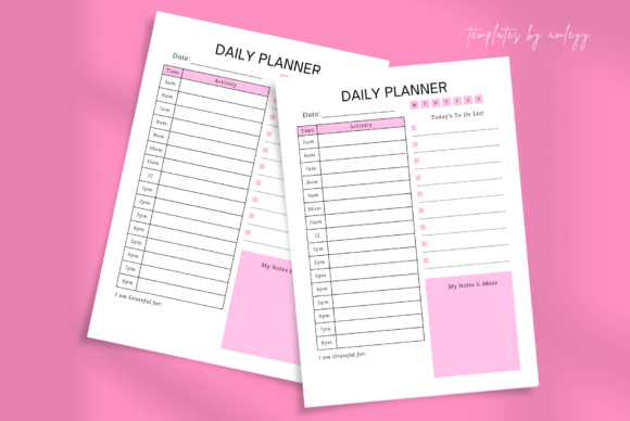 Download Minimal Cute Daily Planner Template Canv - Plan Collection