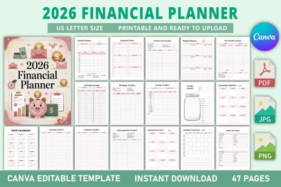 Download Editable 2026 Financial Planner - Plan Collection