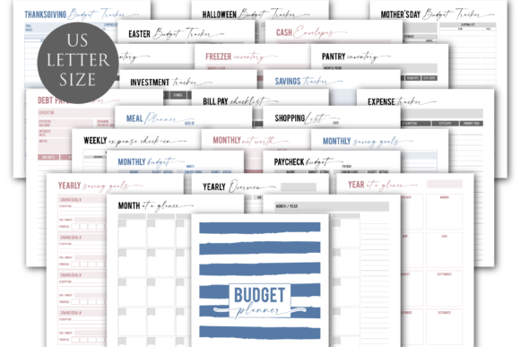 Download Budget Planner Printable / Letter Size - Plan Collection