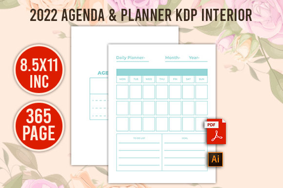 Download 2022 Agenda &amp; Planner Kdp Interior - Plan Collection