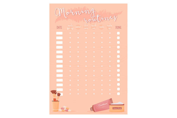 Download Morning Routines Creative Planner Page - Plan Collection
