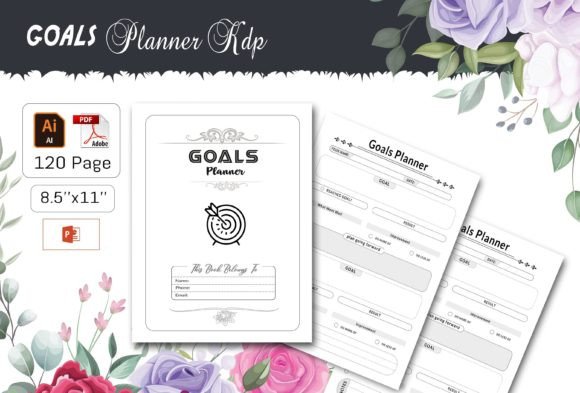 Download My Goals Creative Planner  –KDP Interior - Plan Collection
