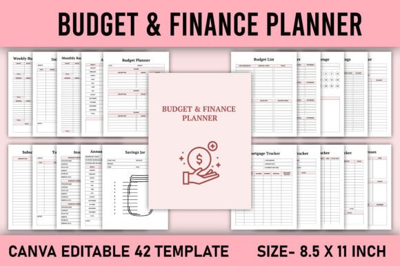 Download Budget &amp; Finance Planner Canva Template - Plan Collection
