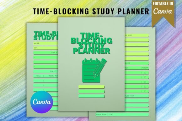 Download Time Blocking Study Planner - Plan Collection