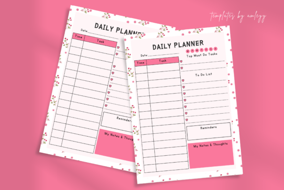 Download Free Cute Daily Planner Template Canva - Plan Collection