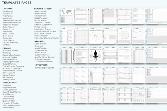 Download Scheduled Digital Planner Blue | Hourly - Plan Collection