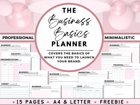 Download Business Planner PDF Small Business Plan - Premium Bundle