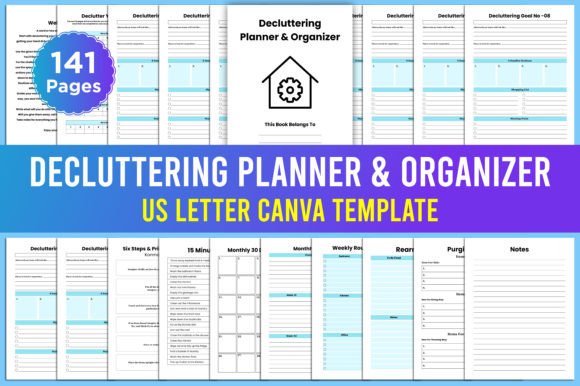 Download Decluttering Planner &amp; Organizer Canva - Plan Collection