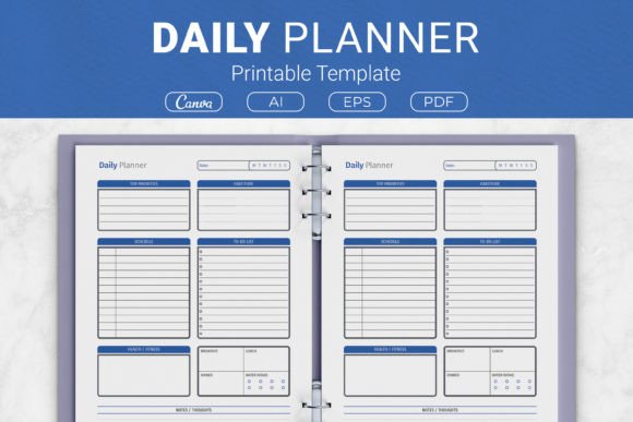 Download Daily Planner Printable Template - Plan Collection