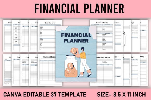 Download Financial Planner Canva Template - Plan Collection