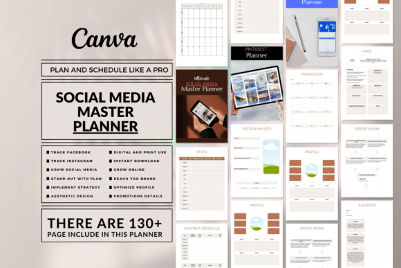Download Social Media Master Planner PDF - Plan Collection