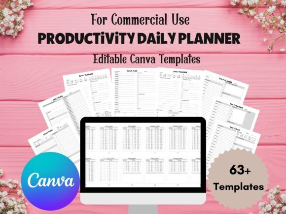 Download Editable Daily Planner Canva Templates - Plan Collection