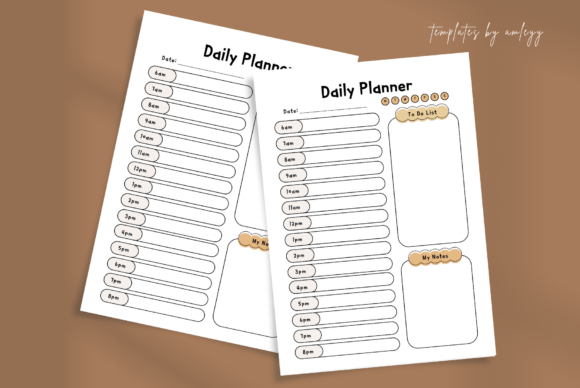 Download Pastel Cute Daily Planner Template - Plan Collection