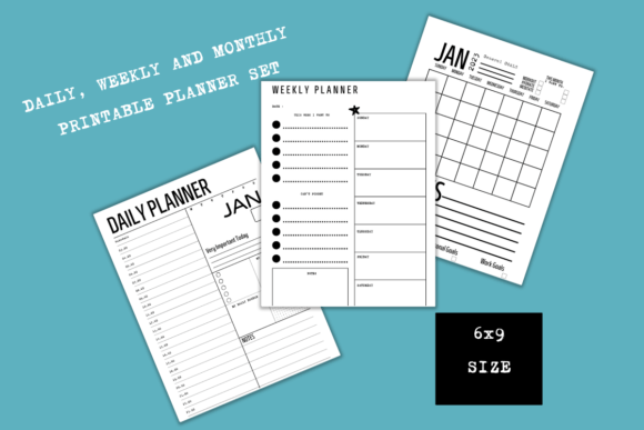 Download Daily, Weekly, Monthly Printable Planner - Plan Collection