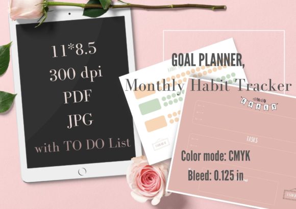 Download Goal Planner, Monthly Habit Tracker - Plan Collection