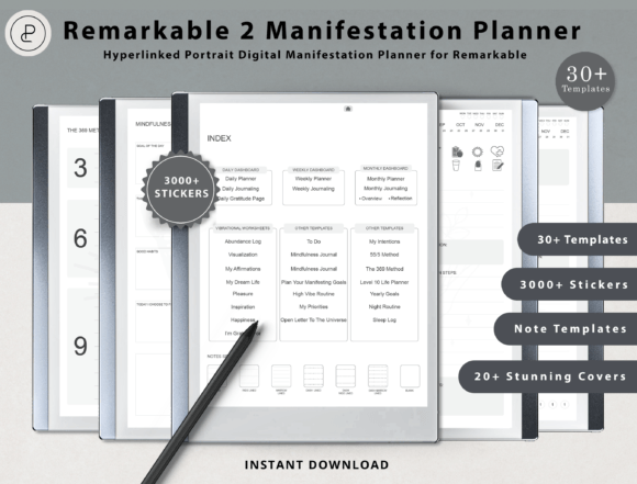 Download Remarkable 2 Manifestation Planner - Plan Collection