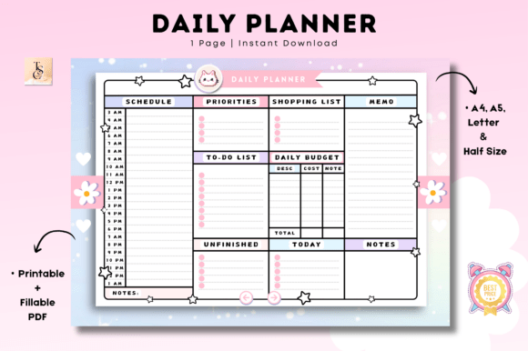 Download Daily Planner Printable - Plan Collection