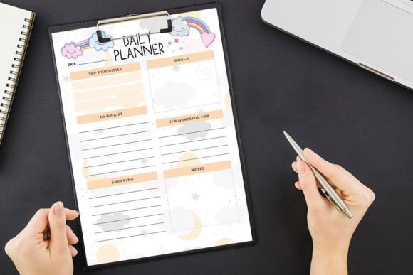 Download Printable Rainbow Cute Daily Planner - Plan Collection