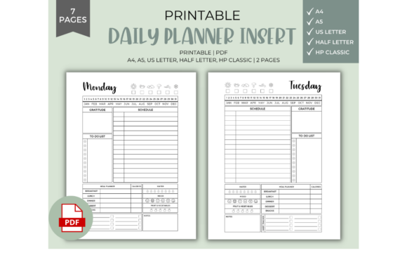 Download Daily Planner Inserts - Plan Collection