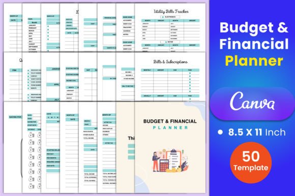 Download Budget &amp; Financial Planner Canva - Plan Collection