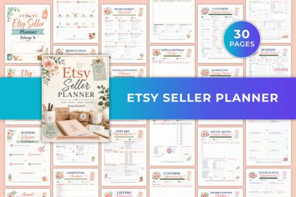 Download Etsy Seller Planner KDP - Plan Collection