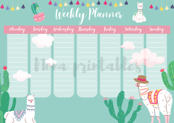 Download Weekly Planner Page - Plan Collection