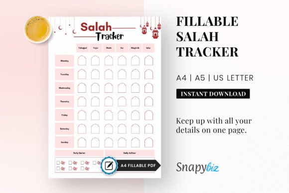 Download Salah Printable Ramadan Planner PDF - Plan Collection