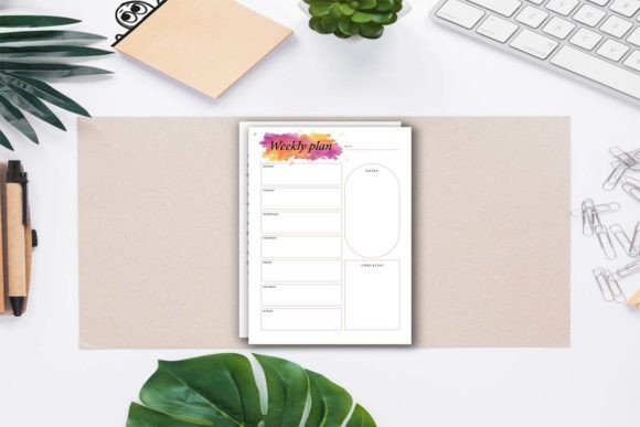 Download Printable Colorful Weekly Planner Simple - Plan Collection
