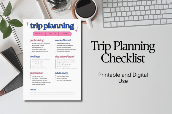 Download Trip Planning Checklist Travel Planner - Plan Collection