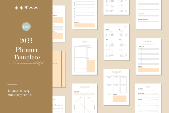 Download 2022 Planner Canva Template - Plan Collection