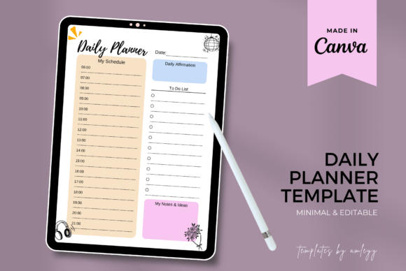 Download Free Cute Daily Planner Template | Canva - Plan Collection