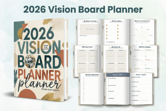 Download ✨2026 Vision Board Planner✨ - Plan Collection