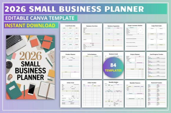 Download 2026 Small Business Planner KDP Interior - Plan Collection