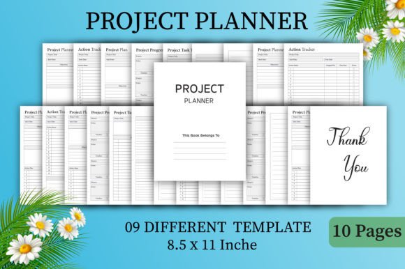 Download Editable Project Planner for KDP - Plan Collection