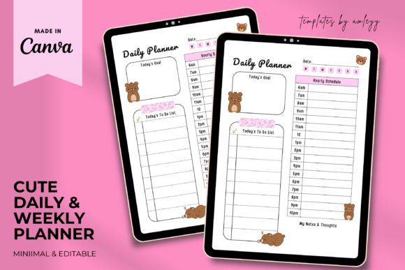 Download Kawaii Daily Planner Template | Cute - Plan Collection