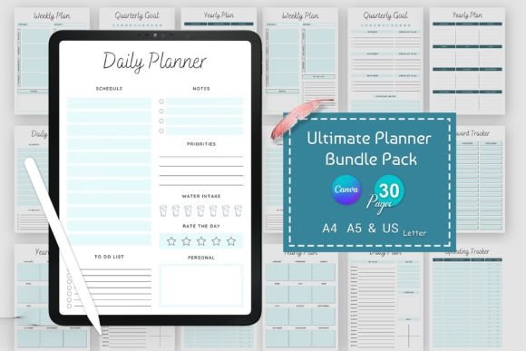 Download Printable Ultimate Planner Bundle - Plan Collection