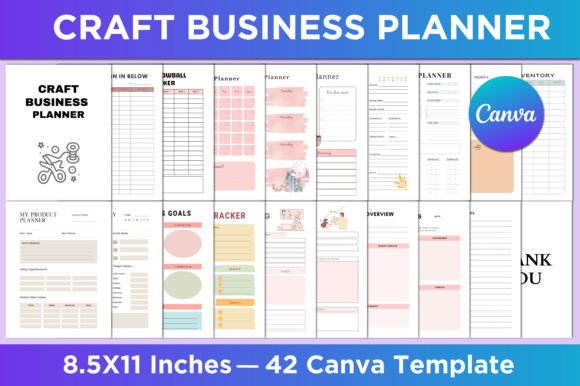 Download Craft Business Planner Canva Template - Plan Collection