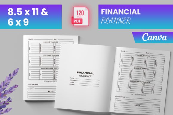 Download Financial Planner for Canva (KDP) - Plan Collection