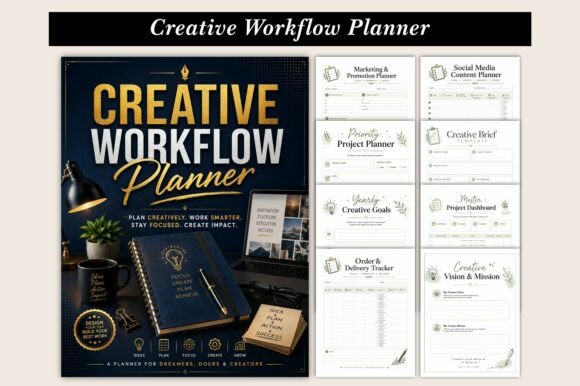 Download Creative Workflow Planner Kdp - Plan Collection