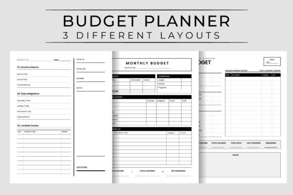 Download Budget Planner PDF Interior - Plan Collection