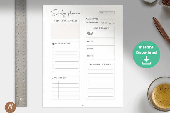 Download Minimalist Daily Planner 2023 Bundle - Plan Collection