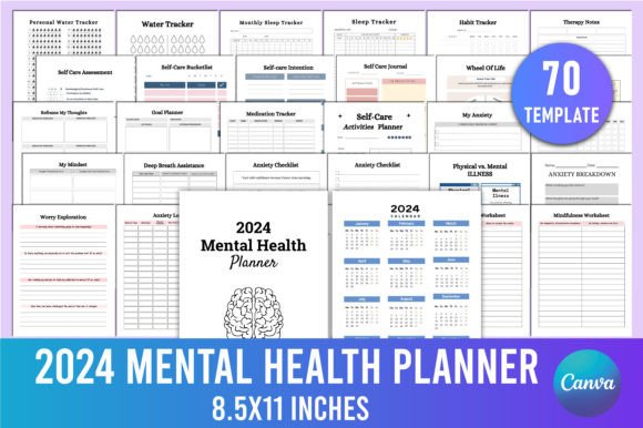 Download Editable 2024 Mental Health Planner - Plan Collection