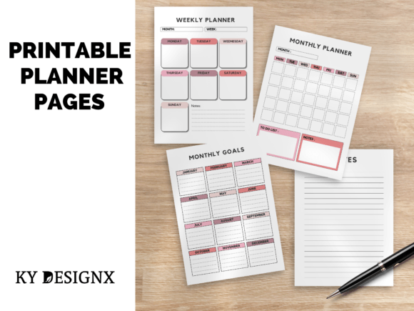 Download Printable Planner / Weekly Planner - Plan Collection