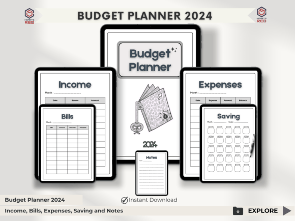 Download Digital Budget Planner 2024 - Plan Collection