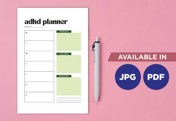 Download Adhd Planner Print Templates - Plan Collection